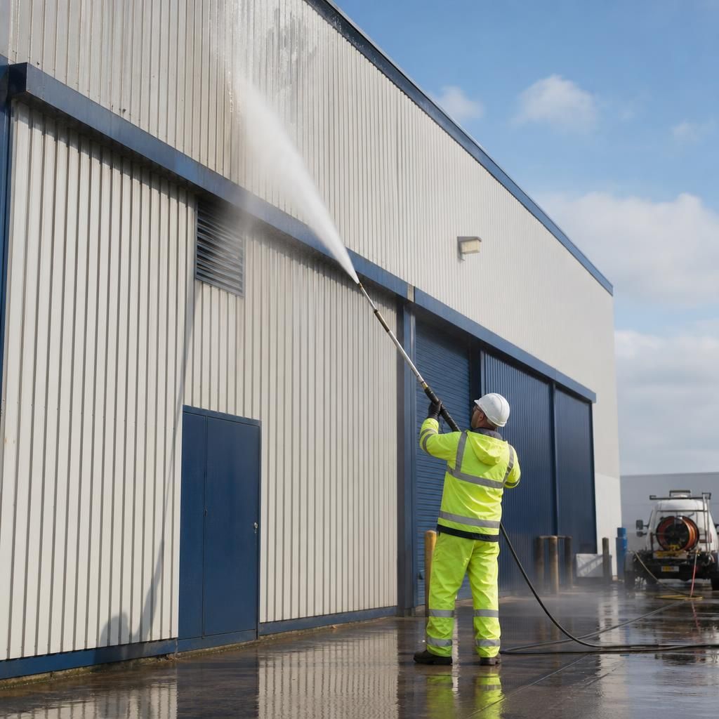 Factory Cladding Cleaning