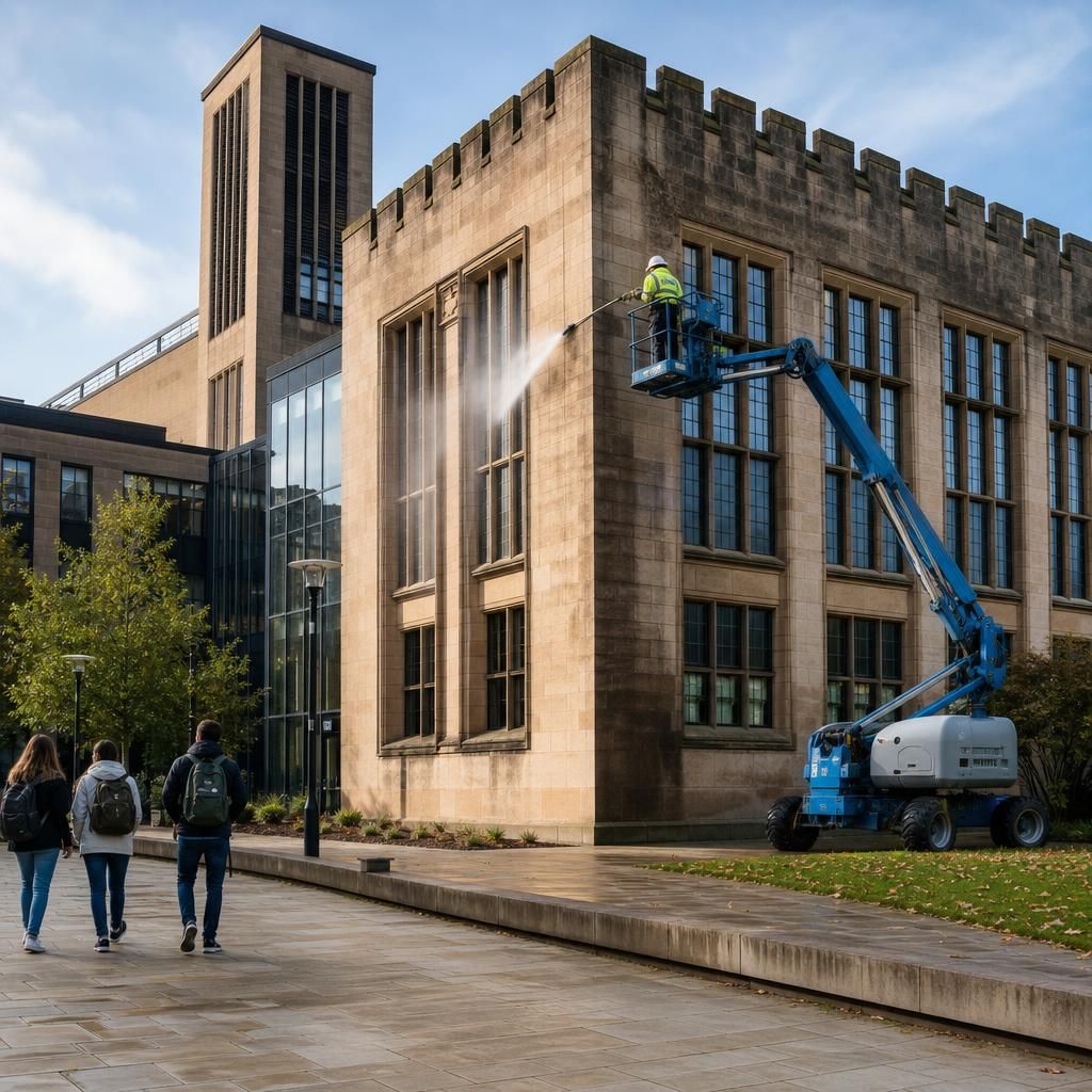 Maintaining university roof structures