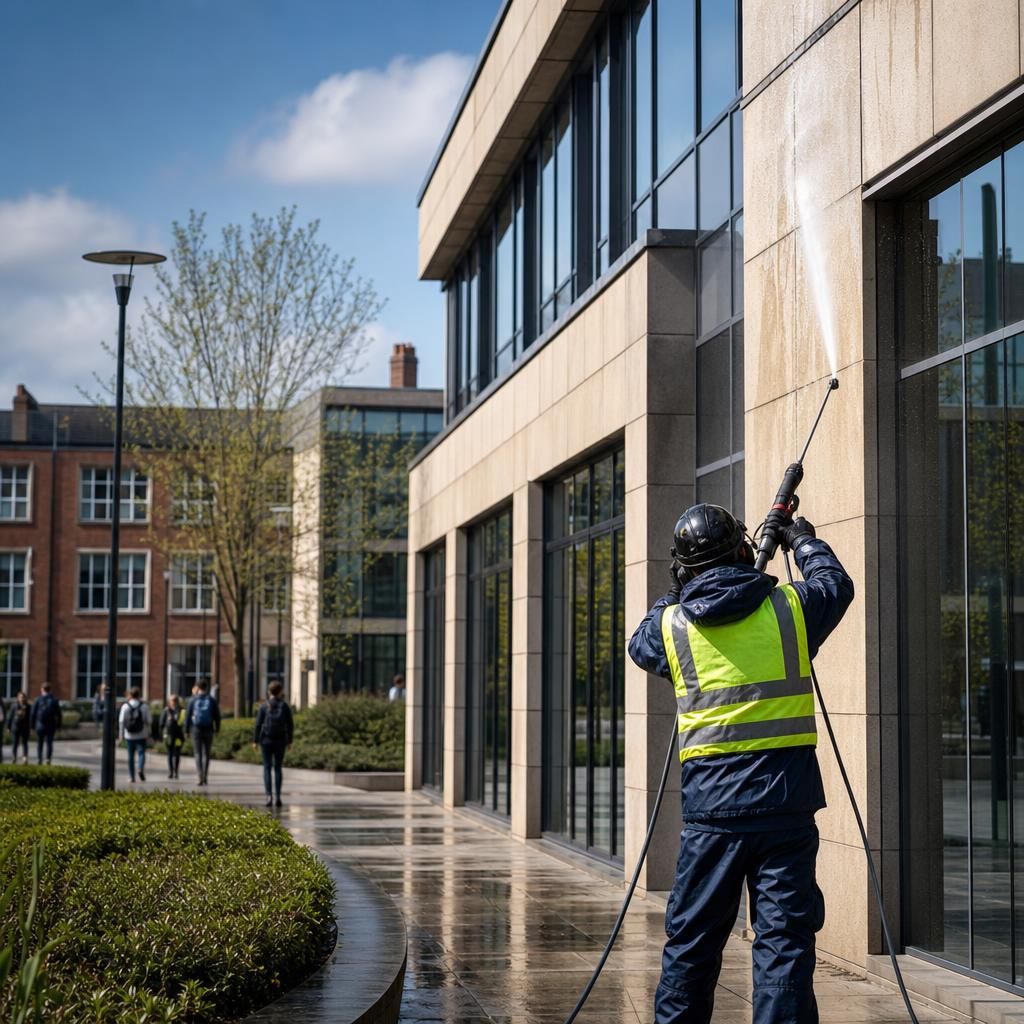 Adhering to safety standards during cleaning