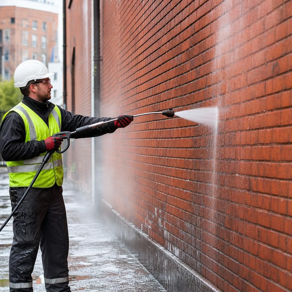 Application of a protective brick sealant