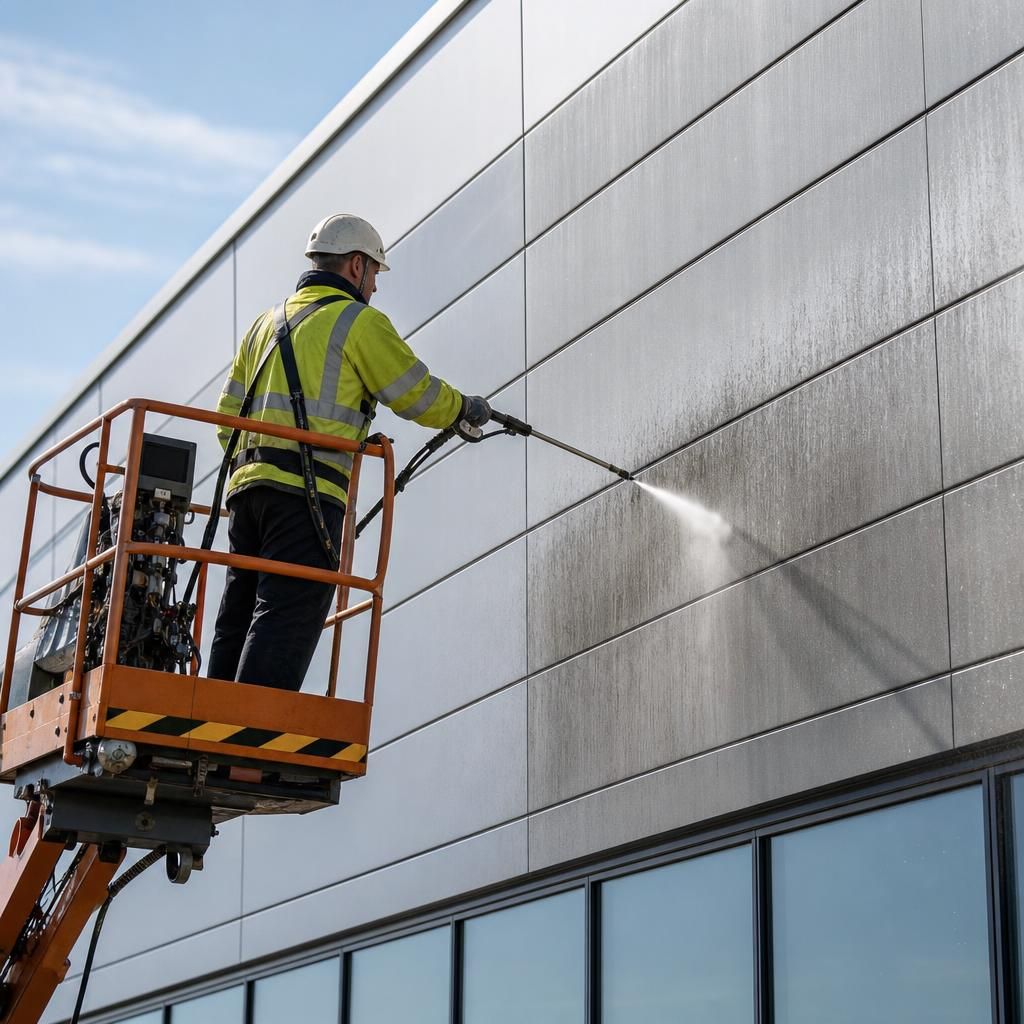 Regular cladding maintenance schedule