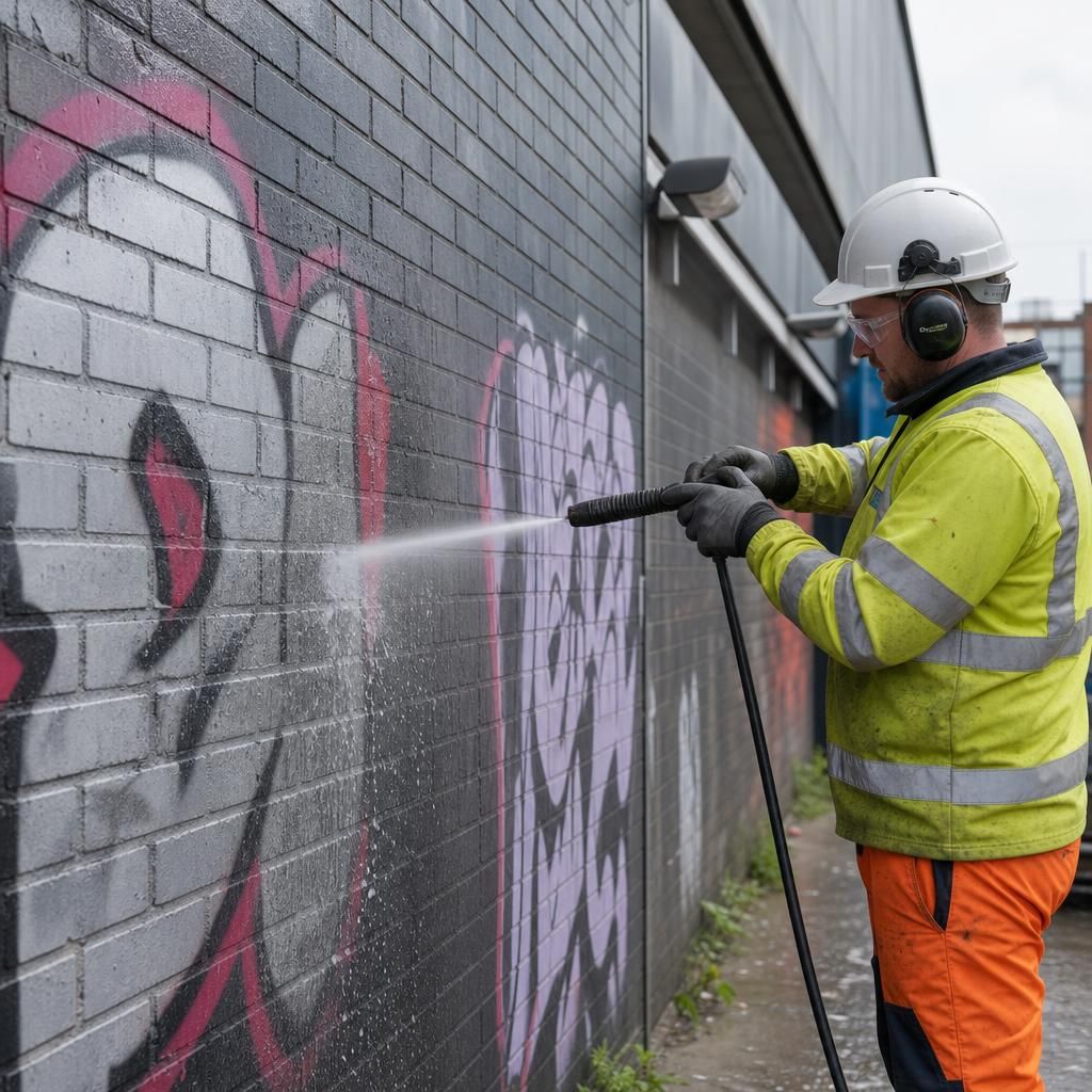 Eco-friendly products used in graffiti removal