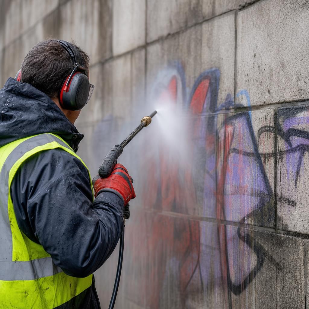 Eco-friendly graffiti removal